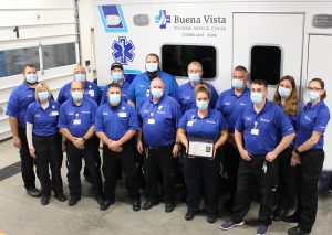 Ambulance with Mission Lifeline Award