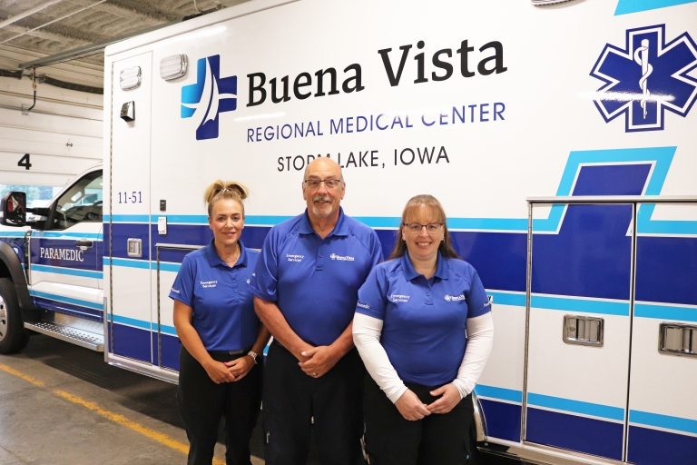 New Ambulance Now Serving BVRMC Thanks to Joint Support from Taylor Family Farms Foundation and BVRMC Donors