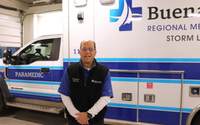 Saving Lives Off The Clock—BVRMC Ambulance Employee Reaches 15-Gallon Blood Donor Milestone
