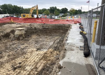 outdoor construction at BVRMC