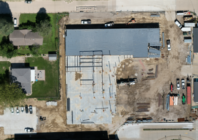 outdoor construction at BVRMC