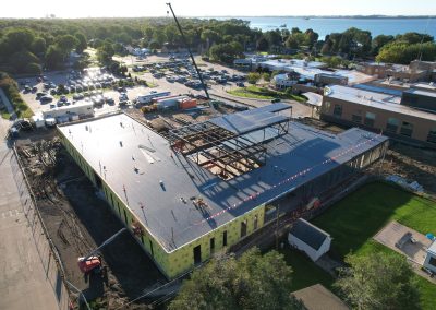 outdoor construction at BVRMC